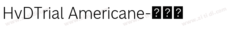 HvDTrial Americane字体转换